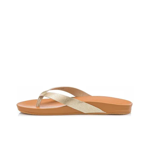 REEF Устойчивые к истиранию противоскользящие шлепанцы женские желтые