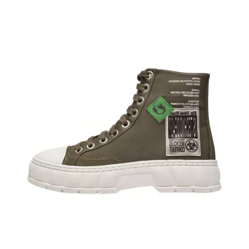 VIRÓN Casual High Top Зеленый Унисекс