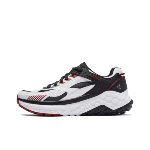 SKECHERS SPORT Низкий топ Повседневная беговая обувь Мужская Серый Белый