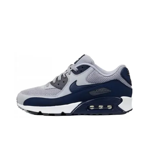 Nike Air Max 90 Low Топ Беговые кроссовки Унисекс Серый