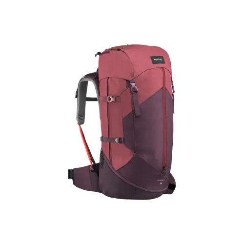 DECATHLON Полиэстер На открытом воздухе Альпинистский рюкзак Рюкзак Женские Вишнево-красный