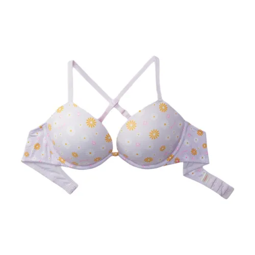 Victoria's Secret Розовый Девичий Бюстгальтер Женские Шепот Фиолетовый Daisy Принт