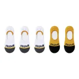 5 пар (3 шт бело-серый + 2 шт желтый)