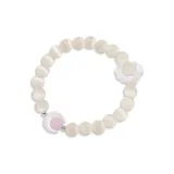 Браслет из белого опала