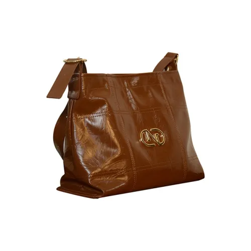 LOHAS Travel ПУ (полиуретан) кожа через плечо одно плечо пэчворк тоут обычный унисекс