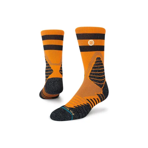 STANCE Высокие носки унисекс 1 упаковка цвет Nightfall апельсин