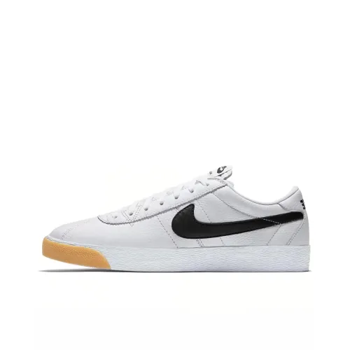Nike SB Bruin Slip Resistant Abrasion Resistant Low Top Скейтборд Кроссовки Unisex Белый Черный