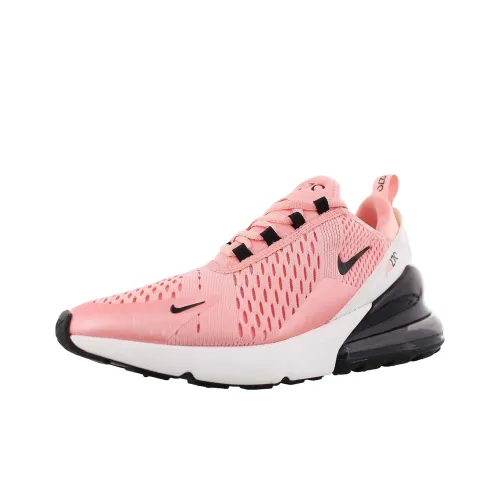 Nike Air Max 270 Амортизация Износостойкие Низкие Кроссовки для Бега Женские Розовые