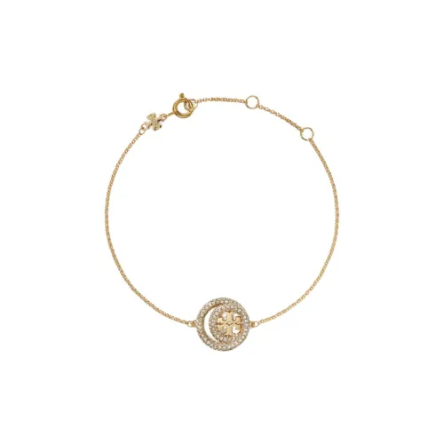 Tory Burch Brass Glass Bracelets Women's Gold