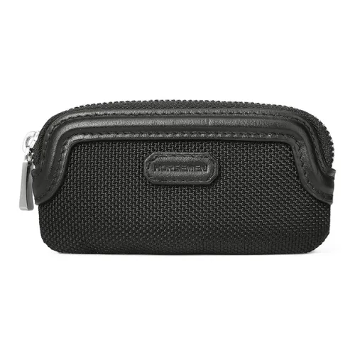 HORSEMEN Нейлоновая ткань Портативный и Практичный Ключница Мини Унисекс Черный