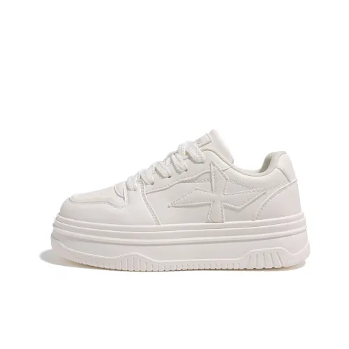 HUANQIU Противоскользящие и износостойкие кроссовки для скейтбординга с низким верхом увеличивающие высоту женские