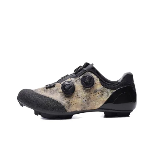 SANTIC Slip-resistant Abrasion-resistant Low-top Велосипедные кроссовки Мужские Осенний лист Желтый Gobi
