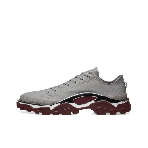 Adidas Raf Simons Detroit Runner Slip-resistant Abrasion-resistant Low Top Casual Shoes Unisex Gray Adidas Raf Simons Detroit Runner Противоскользящий Устойчивый к истиранию Низкий Топ Повседневная Обувь Унисекс Серый