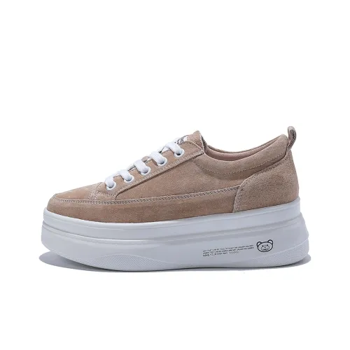 Junjali Slip-resistant Abrasion-resistant Lightweight Увеличивающий высоту Теплоизоляционный Низкий Топ Casual Женские