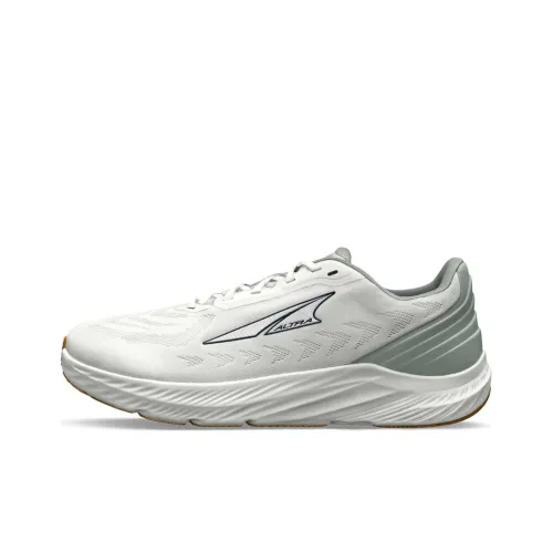 Altra RIVERA 4 Амортизаторы Slip-resistant Abrasion-resistant Низкий топ Беговые кроссовки Мужские Серый Белый