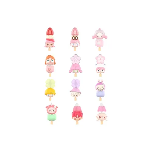 POP MART Коллаборация Cherry Blossom Sweetheart Коллекция от Mengli Слепые коробки Один Mystery Коробка Целая коробка 12 шт