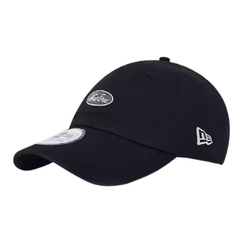 New Era Хлопковые кепки унисекс черные
