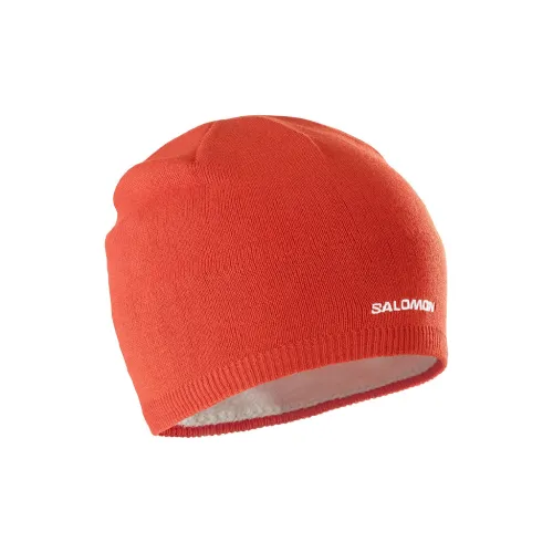 SALOMON Полиэстер Wool Beanies Женские Красный