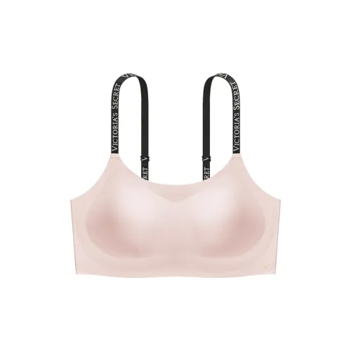Victoria's Secret Jelly Strip Camisole Series Бюстгальтер Женский Ярко-розовый