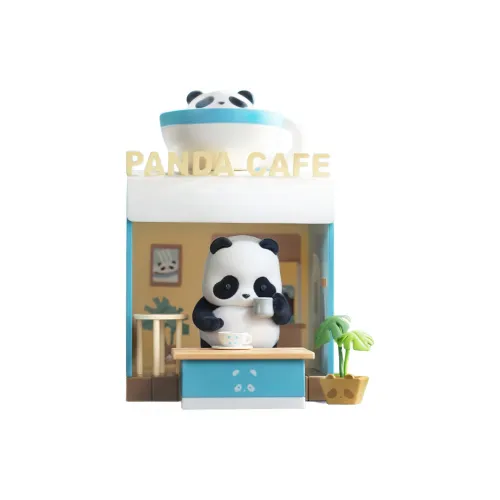 52TOYS Panda Roll Панда DIY Town Collection Ограниченная серия Слепые коробки Один Mystery Коробка Целая коробка 6 шт