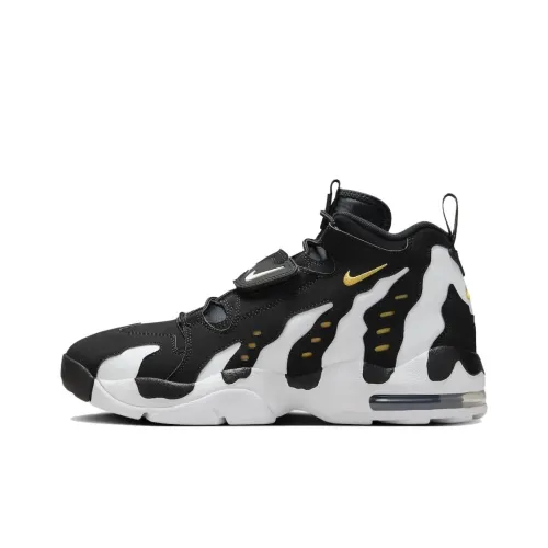 Nike Air Ромб Шипы Max '96 'Varsity Maize' MID Топ Баскетбольные кроссовки Мужской Белый черный