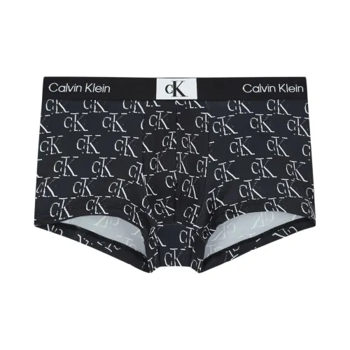 Calvin Klein Трусы Мужские 1 Пачка Черный Белый С принтом