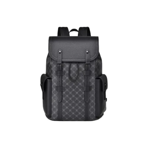 HACIN PVC Ноутбук Сумка Рюкзак Стандартный Мужской Черный