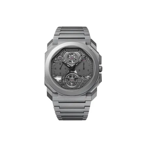 BVLGARI Автоматический Механический Механизм Мужские Часы 43 мм Скелет