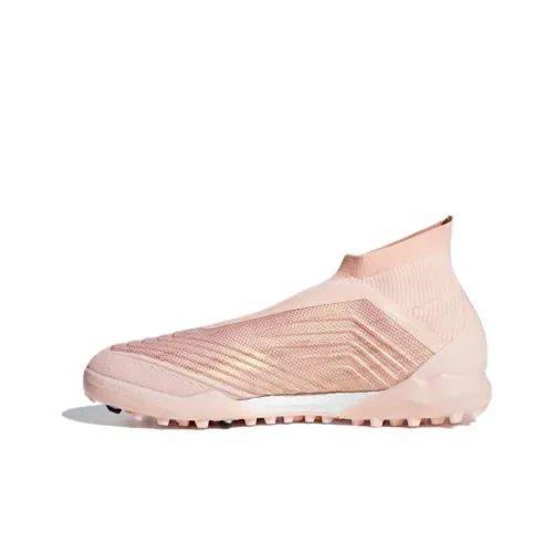 Adidas Predator Tango 18 Устойчивые к истиранию Дышащие Футбольные бутсы Унисекс Розовые