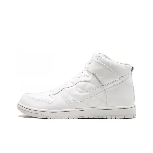 Nike Dunk High Топ Скейтборд Кроссовки Унисекс Белый