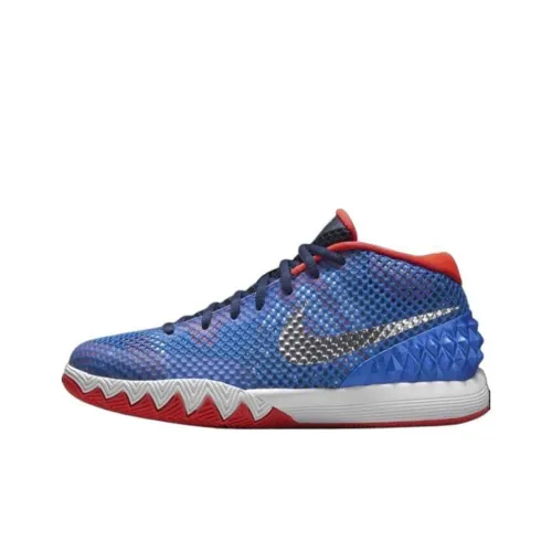Nike Kyrie 1 Амортизация Износостойкие Низкие Баскетбольные Кроссовки Женские Синие