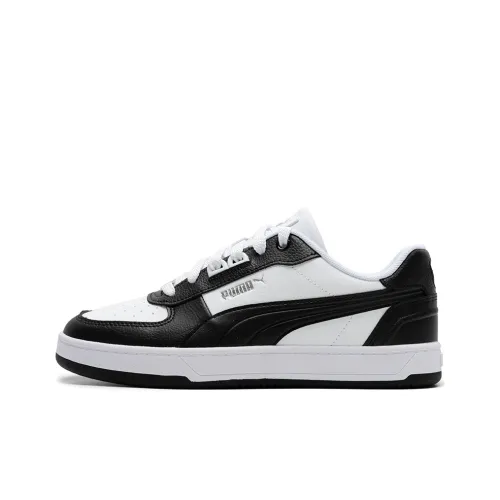 PUMA Caven 2,0 Lu Амортизация Низкие Кроссовки для скейтбординга Унисекс Черный Серебристый Белый