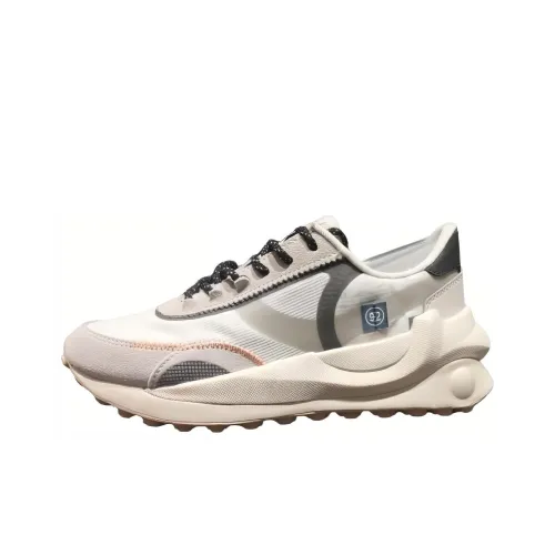 LINING Амортизация Износостойкий Низкий Топ Casual Женский Серый Белый