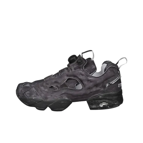 Vetements x Reebok Instapump Fury Дышащий Низкий Топ Повседневная Обувь Унисекс Черный