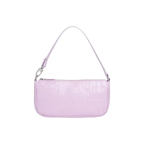 By Far Rachel Кожа Сумка через плечо Женская Розовая