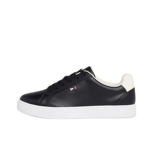 Tommy Hilfiger Скейтборд Кроссовки Низкие Черные Белые Женские