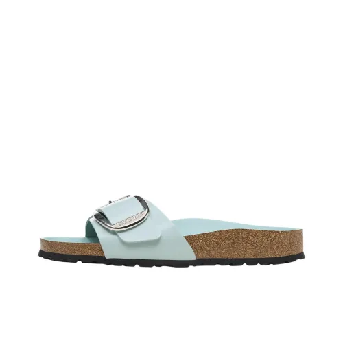 Birkenstock Madrid Big Buckle Слипоны Женские Зеленый