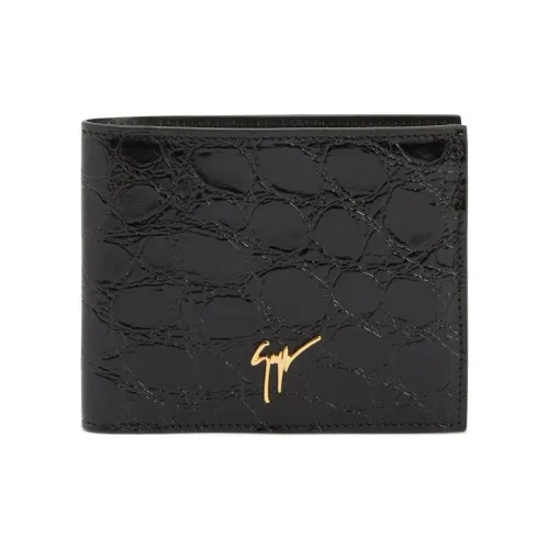 Giuseppe Zanotti GZ Leather Wallet Men's Black