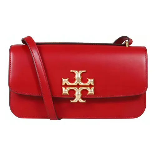 Tory Burch ELEANOR Кожаная маленькая квадратная сумка сумка через плечо маленькая женская красная