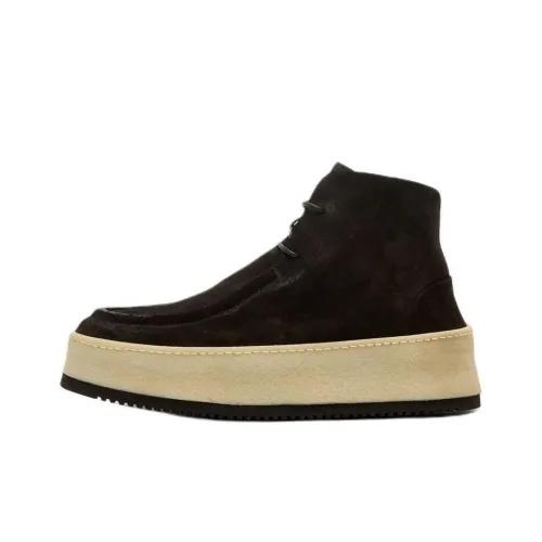 Marsèll Низкие кроссовки для скейтбординга Мужские Темно-коричневые