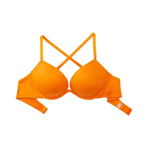 Victoria's Secret Розовый Девичий Бюстгальтер Женский Ярко-оранжевый