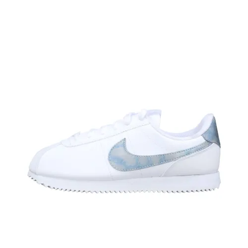 nike Cortez Амортизация Износостойкий Низкий Топ Повседневные Беговые кроссовки Женские Белые