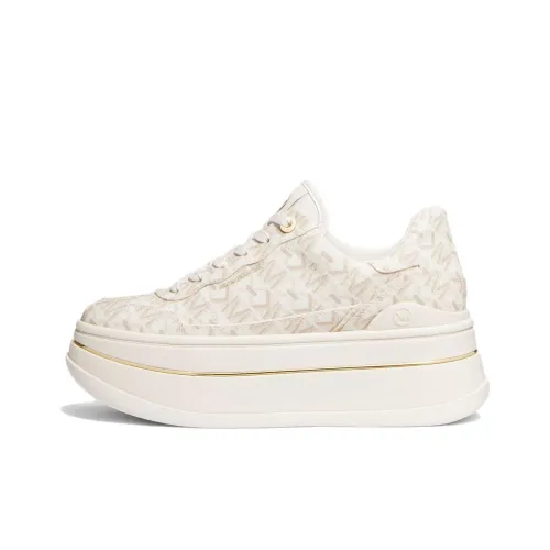 MICHAEL KORS Hayes Low Топ Скейтборд Кроссовки Женские Бежевые