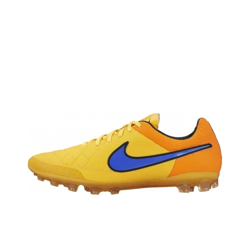 nike Tiempo Legend 5 AG Искусственная трава Дышащий И Легкий Футбольные бутсы Мужской Апельсин