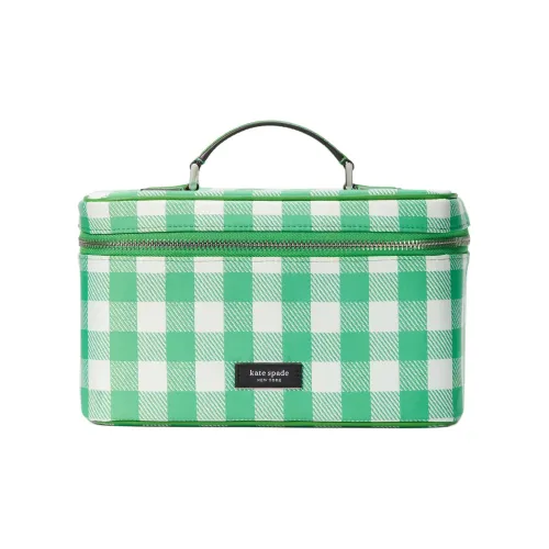Kate Spade Переработанный нейлон Косметичка Женская Конфетный цвет Травяной зеленый