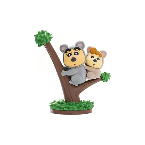 52TOYS Карандаш SHIN Chan Персонажи SHIN Chan Коала Братья и Сестры Прозрачный Слепой Бокс на Карточке 14 см