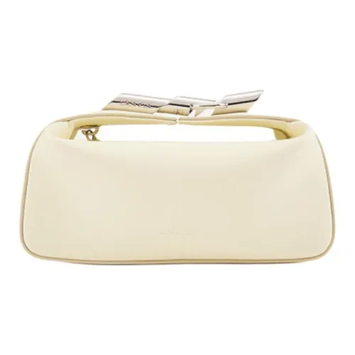 Lanvin Sequence Коровья кожа Одно плечо Через плечо Клатч Средний Женский Розовый Ромашка Цвет