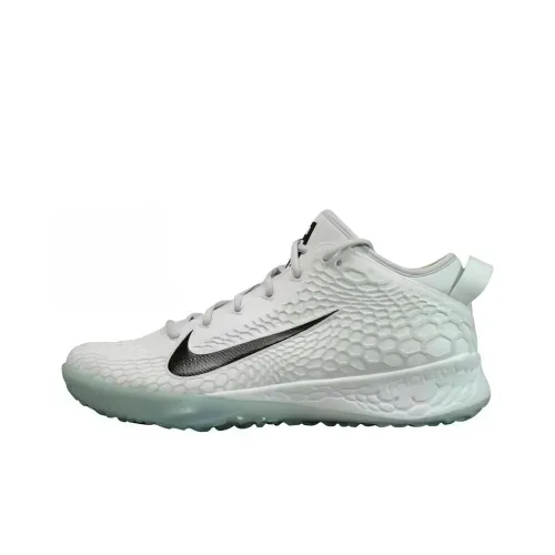 Nike Force Zoom Trout 5 Амортизация Устойчивость к истиранию Дышащие Низкие Кроссовки для бега Унисекс Белый Синий
