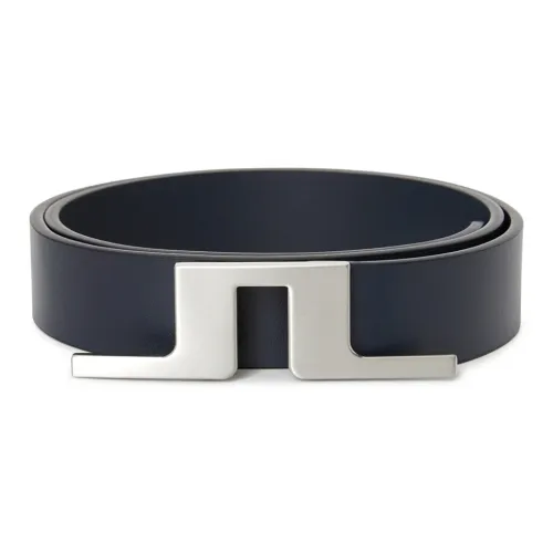 J.Lindeberg Однотонный Украшение Кожаные ремни Женские Черный Ширина 3 см
