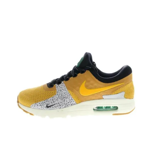 ATMOS x Nike Air Max ZERO Амортизация Износостойкий Низкий Топ Повседневная Обувь Мужская Желтая